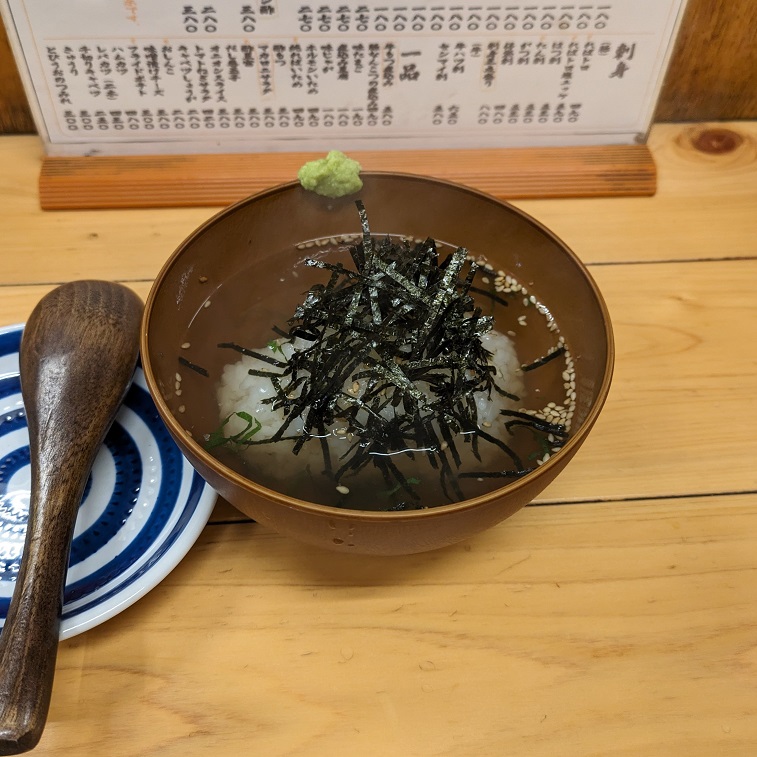 だし茶漬け